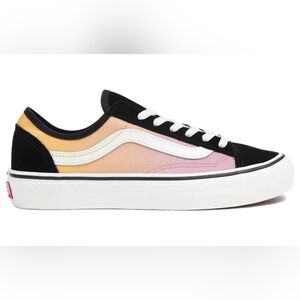 VansStyle 36 Decon Vr3 'Black Orange Purple Women's Size 10.5 Mens Size 9